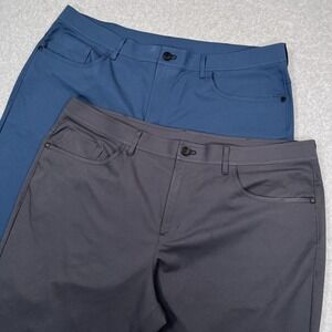 Public Rec Gamechanger Pants Mens 40x32 (40x30) Blue Gray Performance Lot of 2